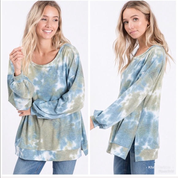 LAST 1! 💕Super Soft Tie Dye Oversized Sweatshirt - Picture 4 of 4